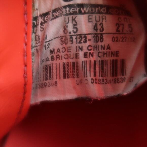 Nike Shoes Mens 9.5 Soccer Football Cleats Boots Mercurial Miracle FG Sport - Picture 11 of 12